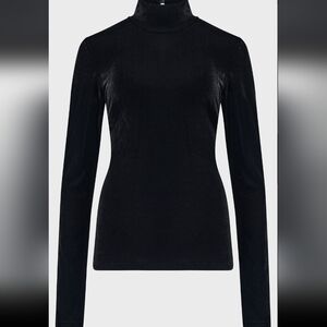Killstar Black Velvet Long Sleeve Top